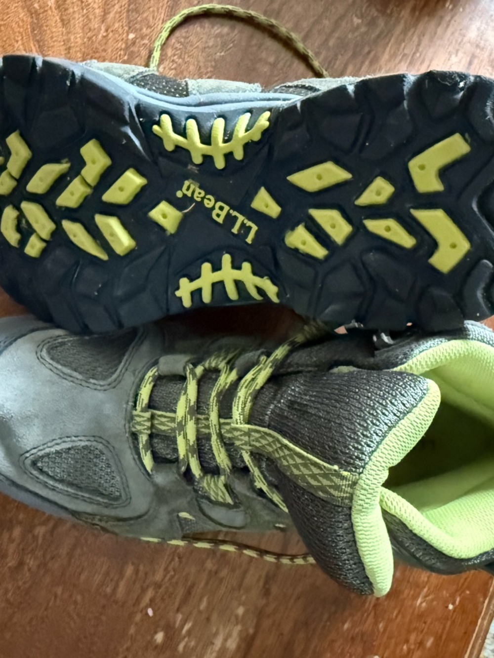 Youth L.L. Bean hiking boots